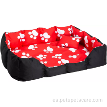 Cama para perros impermeable con manta y cojín